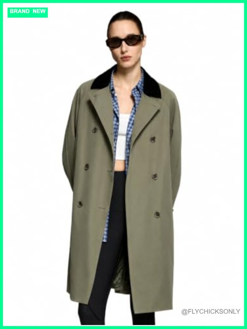 Orolay Waterproof Trench Coat Barn Jacket Corduroy Collar Utility Raincoat